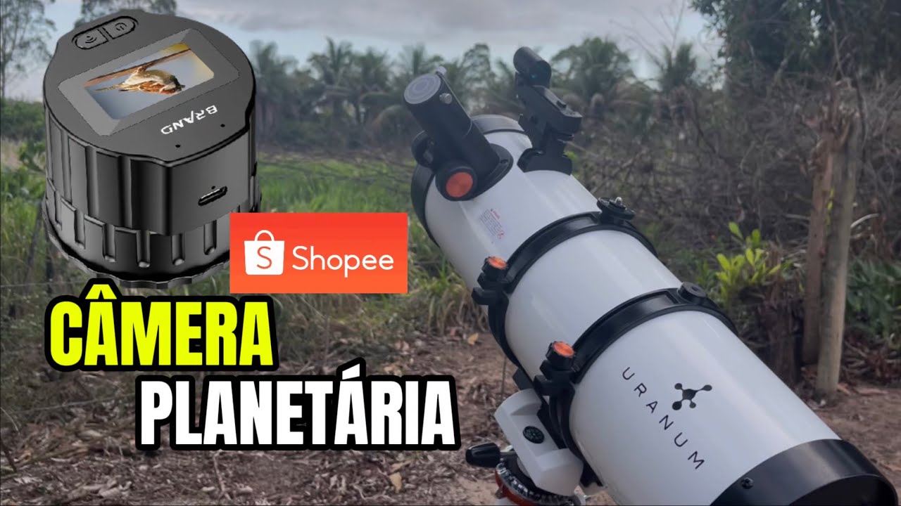 CÂMERA PLANETÁRIA V13 Wi-Fi Da  Shopee Para o Telescópio ANDRÔMEDA 2 URANUM 