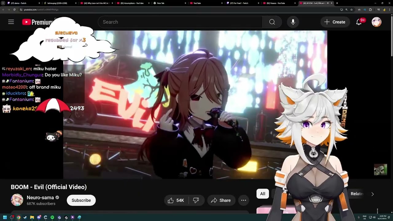 Deme Reacts to New Evil's Song, but It Gets Controversial [reupload]