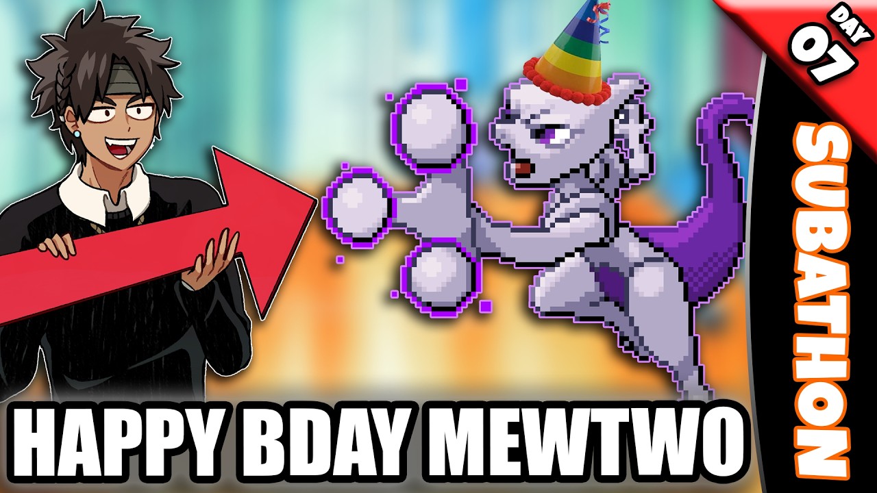HAPPY BIRTHDAY MEWTWO TOURNAMENT + STEAM GAME - Streaming Until The Timer Ends - SUBATHON DAY 7