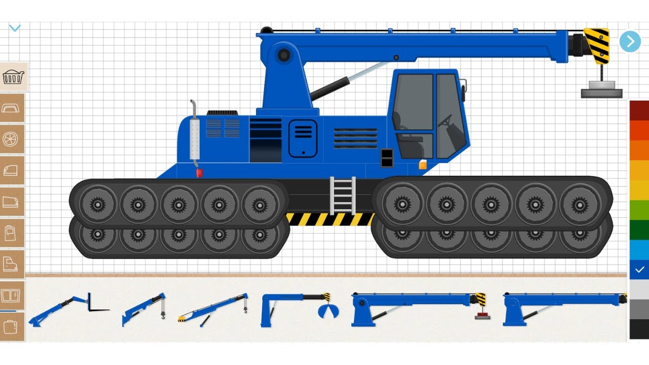 Labo Construction Truck | Double Wheel Magnetic Crane