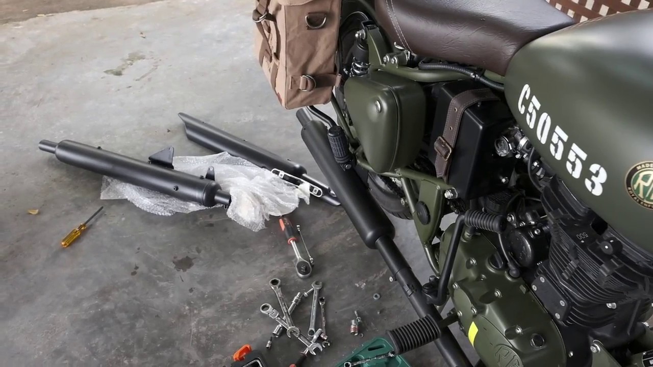 Royal Enfield Classic 500 Pegasus เปลี่ยนท่อใหม่ exhaust sound