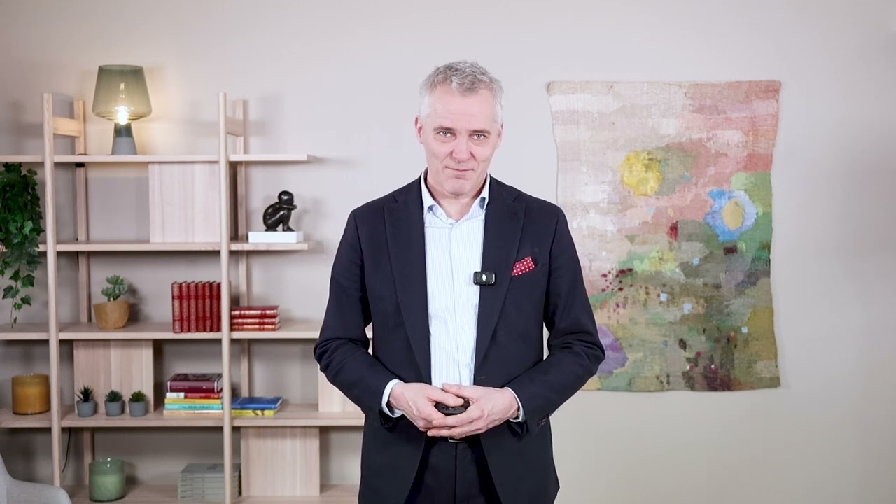 Opetusministeri Anders Adlercreutzin videotervehdys uuden Ähtärin kampuksen avajaisiin 30.1.2026
