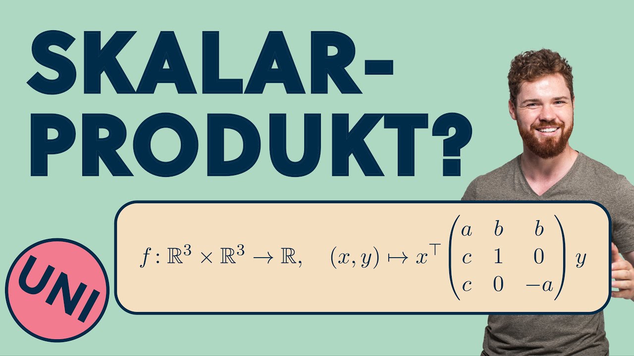 PRÜFUNG Ist f ein Skalarprodukt? Positiv definite symmetrische Bilinearform, Definition (Axiomatik)