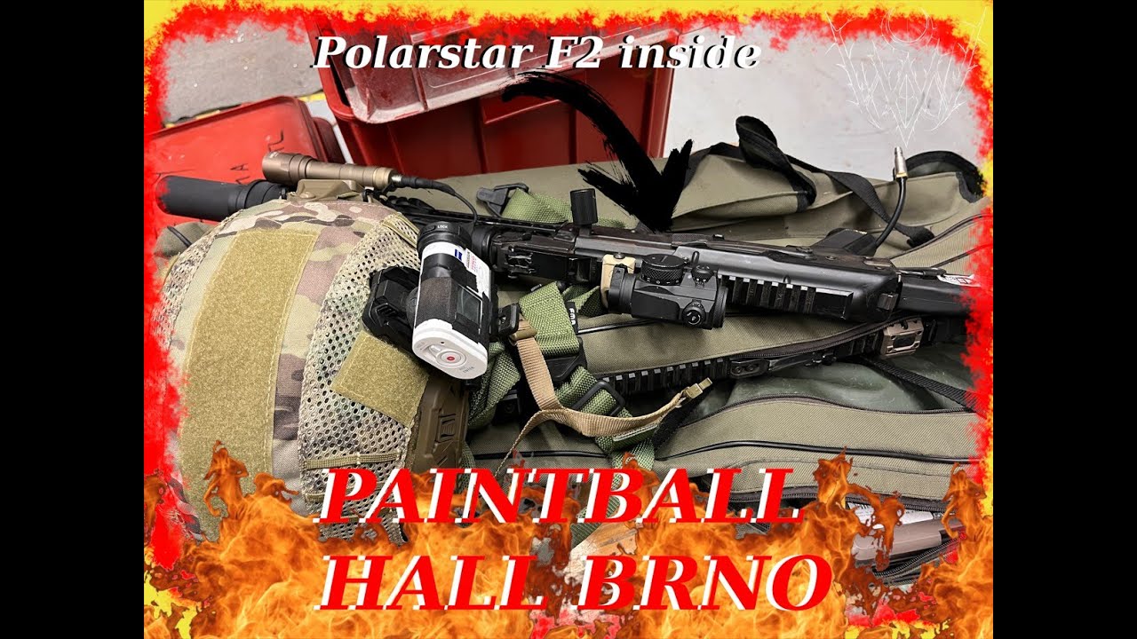 Polarstar F2 in CQB action - Paintball hall Brno [Airsoft]