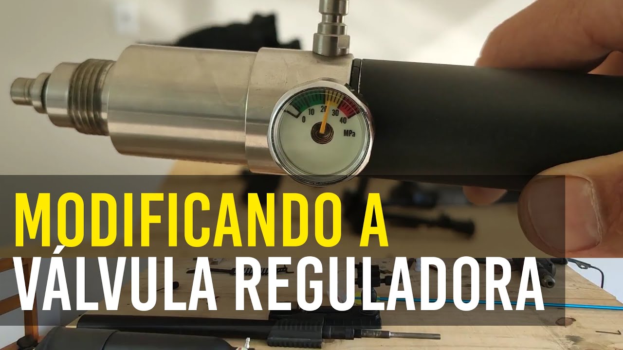 Modificação da Válvula Reguladora PCP Chinesa #pcptiger #pcpelite #pcpcacadora #pcpaliexpress
