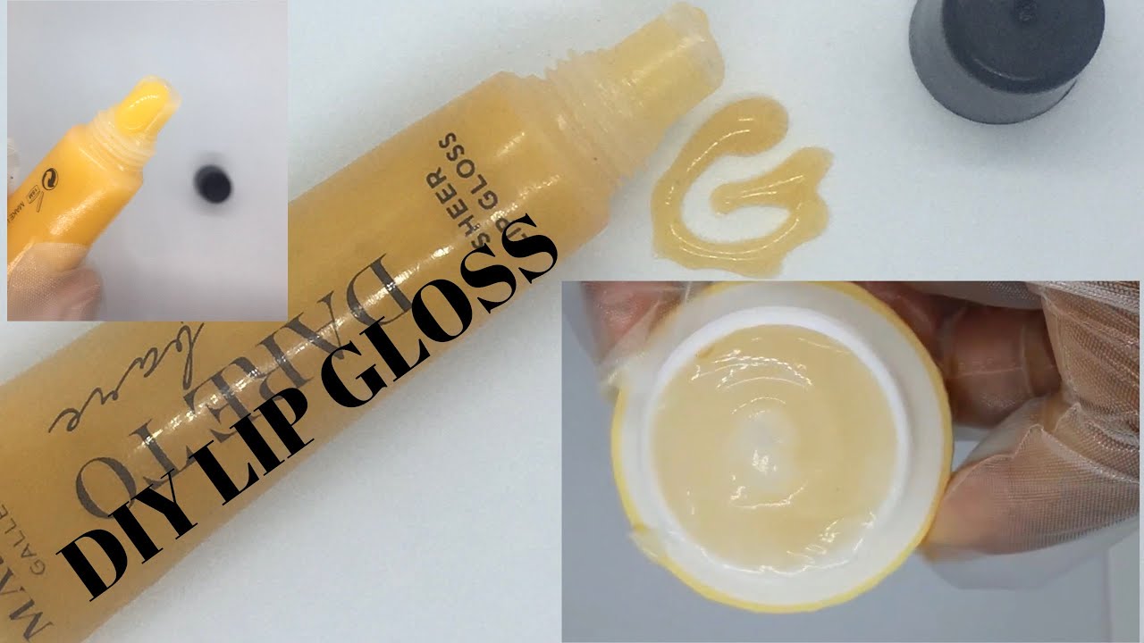 HOW TO MAKE  LIP GLOSS WITHOUT VARSAGEL & VASELINE| NATURAL LIPGLOSS RECIPE