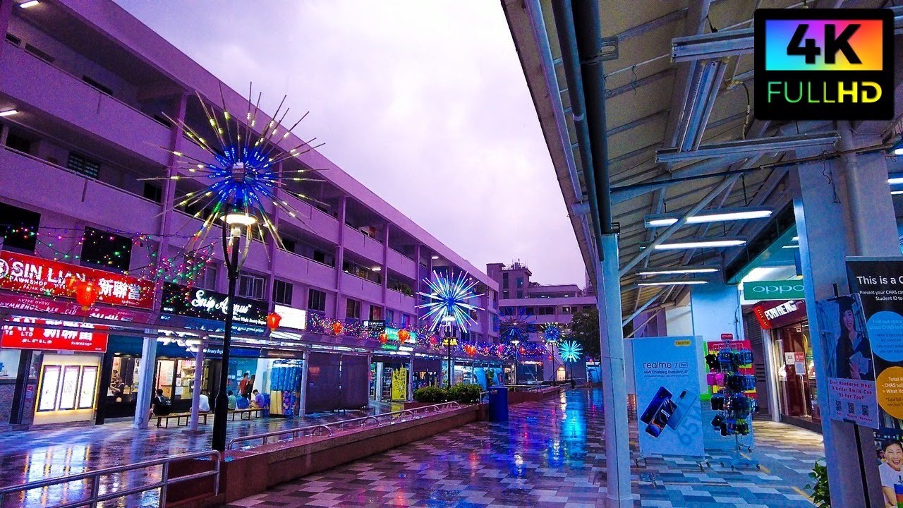 [4K 60P] Walking Tour At Singapore Bedok Central