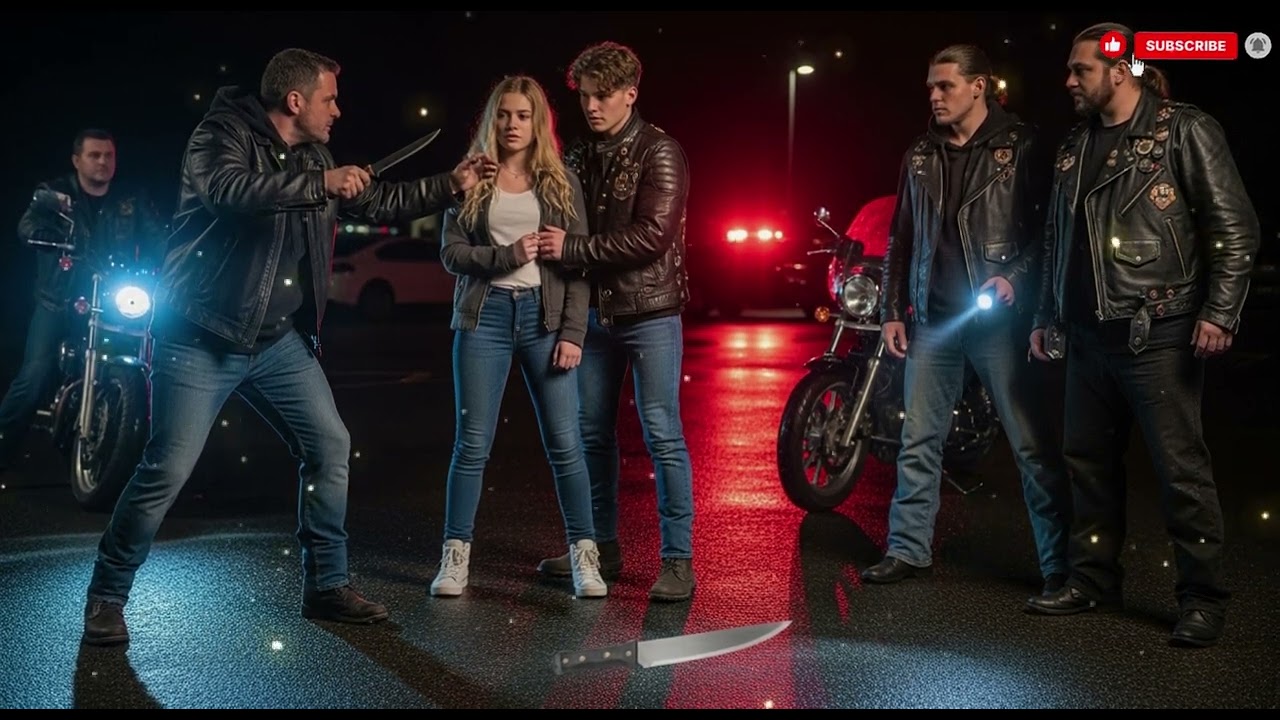 Adolescent fugar salvează fiica unui Hells Angel de un cuțit — 145 de bikeri îl laudă