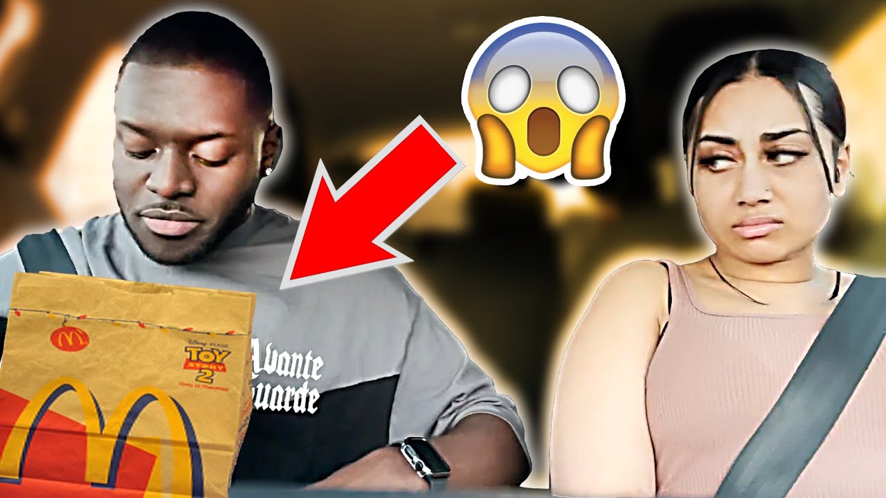 IGNORING MY GIRLFRIENDS DRIVE THRU ORDER! (CUTE REACTION)