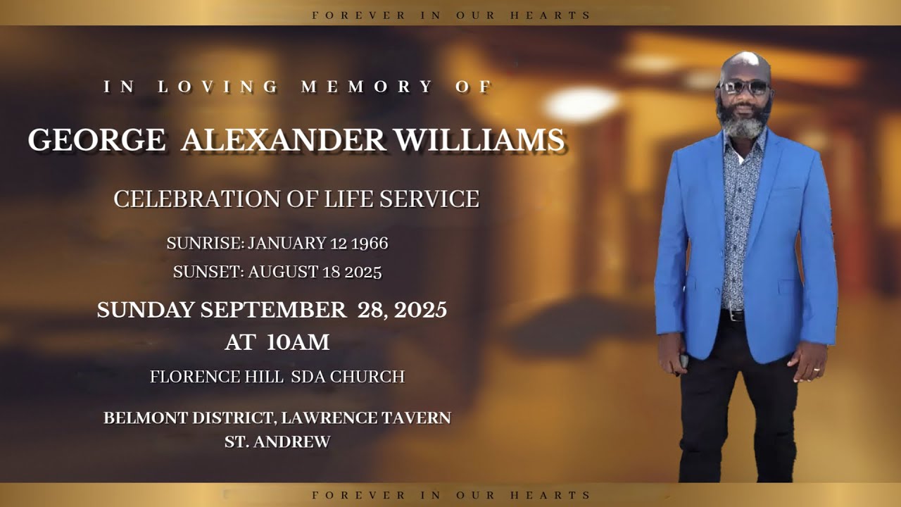 Thanksgiving Service for George Alexander Williams