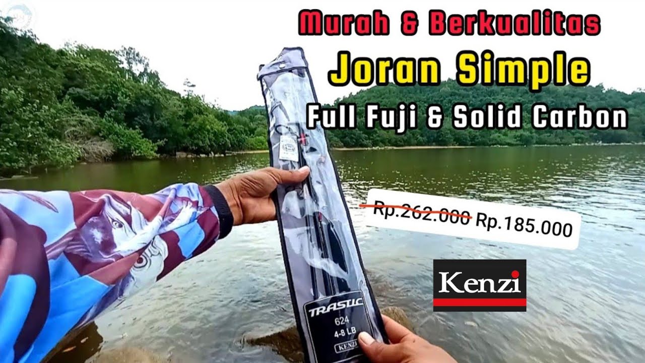 Review Tes Mancing Travel Rod Kenzi Trastic 4-8 Lb‼️Cukup Lentur Untuk Main Dasar