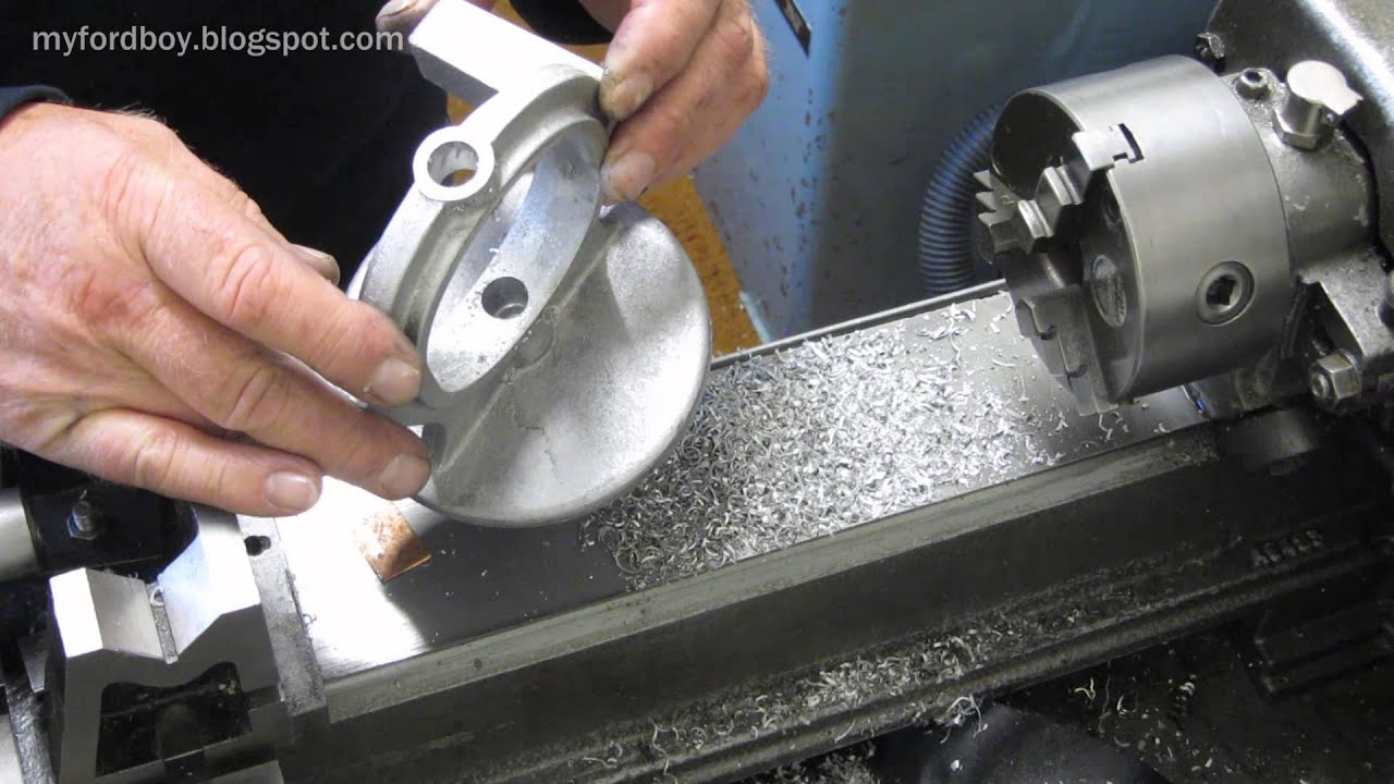 Machining a Casting, Mill and Lathe. Essex Turntable