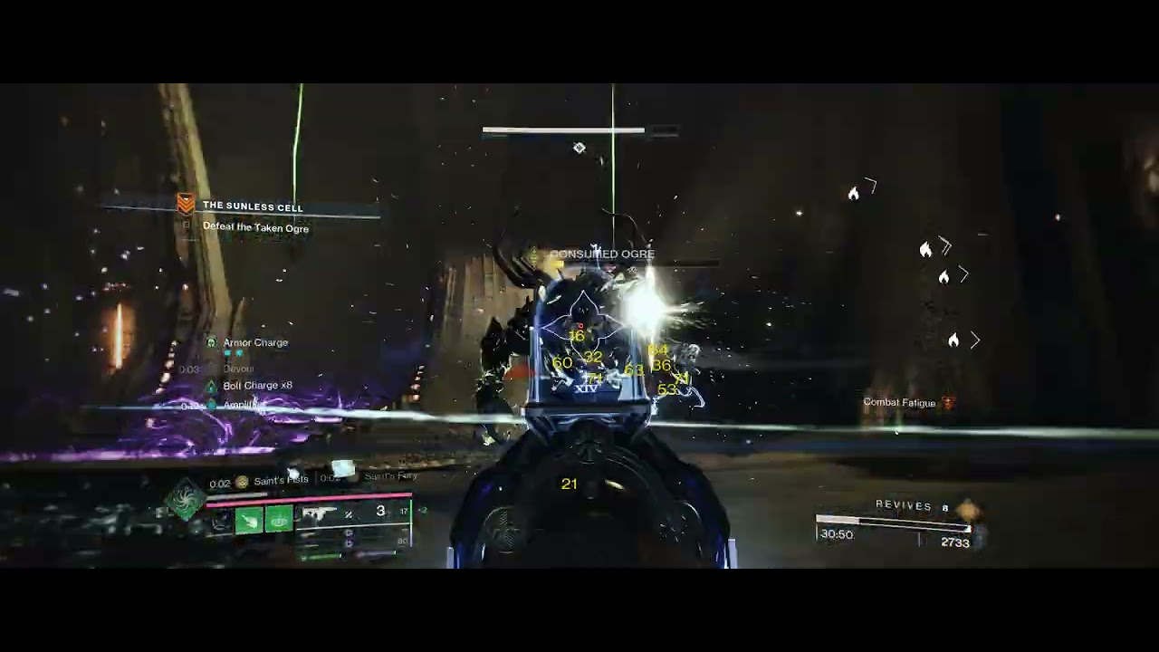 Destiny 2 Sunless Cell Vanguard Alert GM Solo Flawless on Warlock