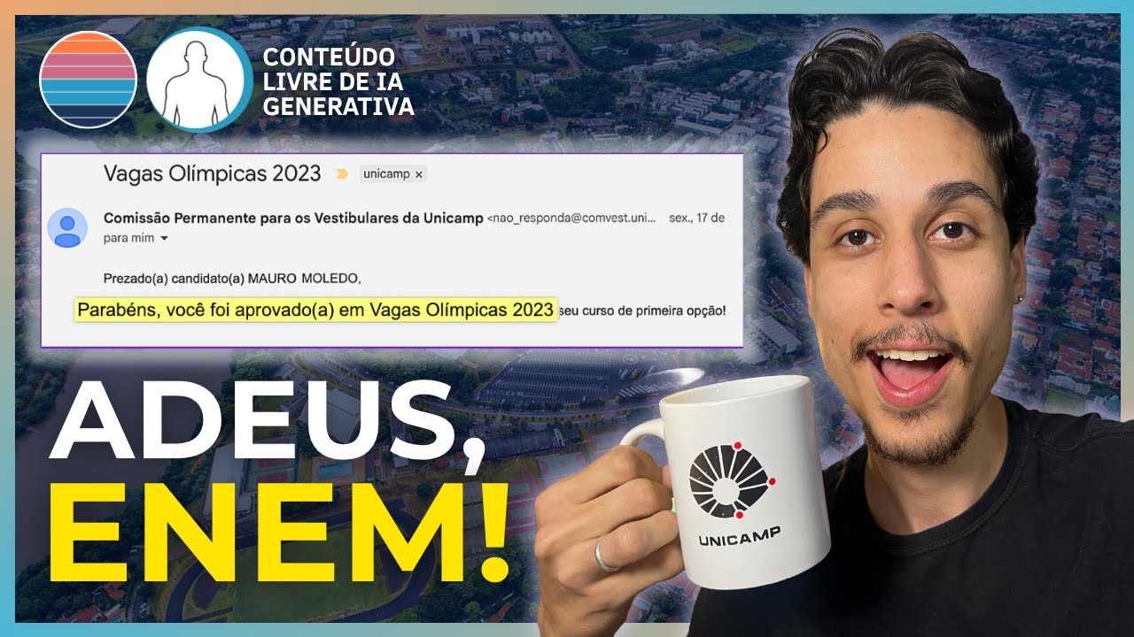 Como passei na UNICAMP sem fazer vestibular nem ENEM
