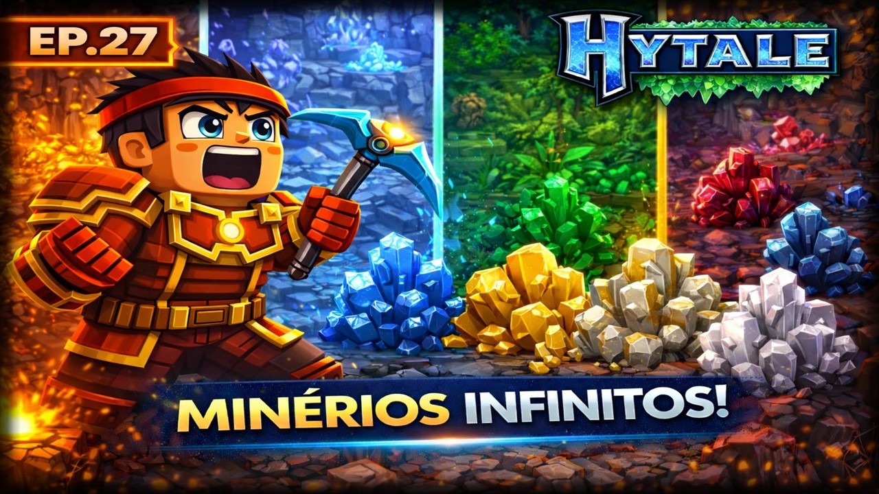 GUIA COMPLETO de MINÉRIOS no HYTALE! / Hytale EP.27 »S1MPL3«