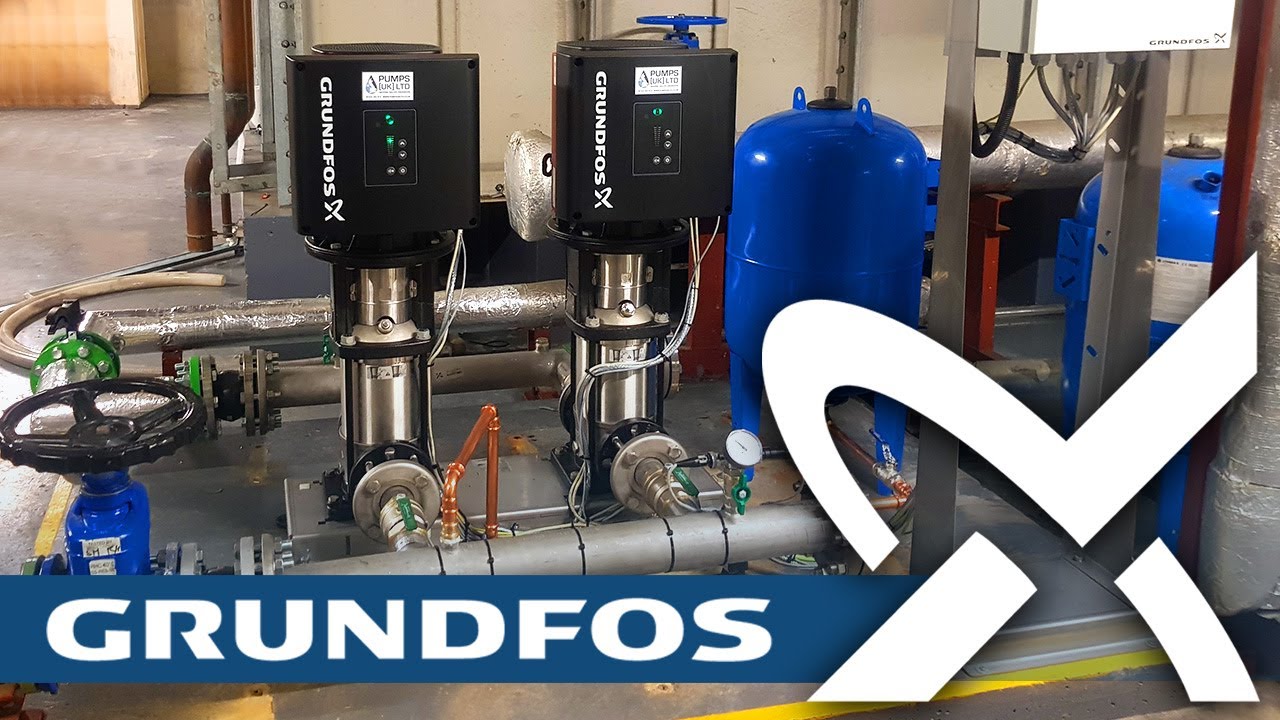 Grundfos Cold Water Booster Pump Installation Timelapse