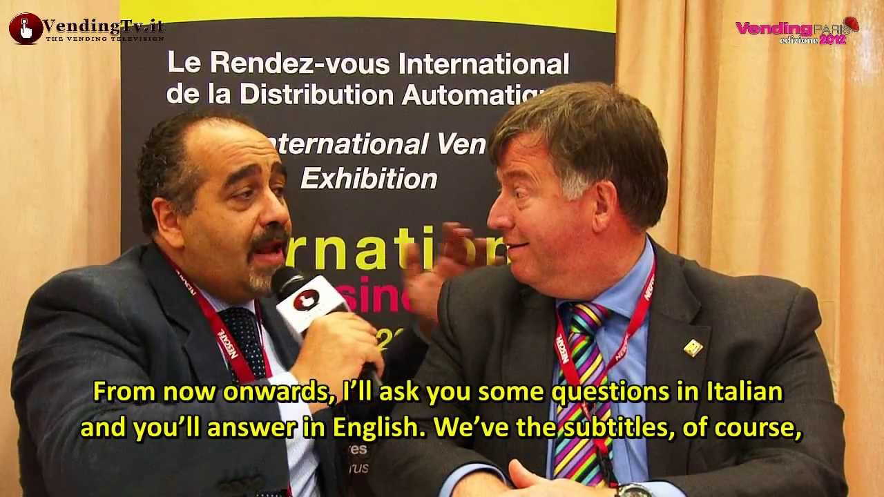 VendingTV.it - VENDING PARIS 2012 - Fabio Russo intervista Johnatan Hilder Direttore AVA
