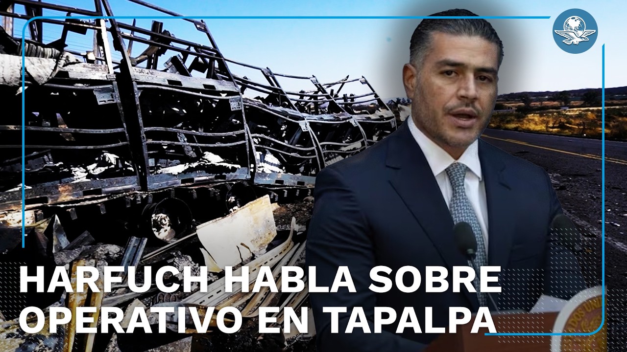 Harfuch detalla a prensa de EU sobre operativo para detener a 