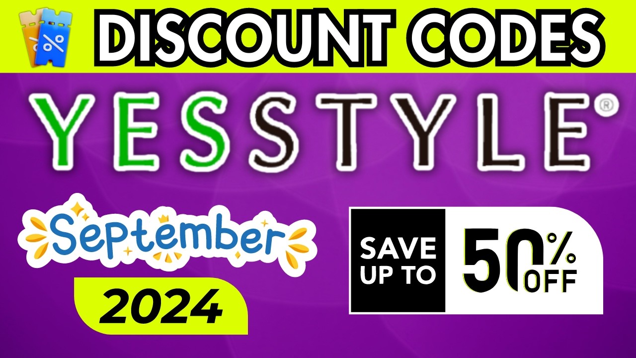 🛍️🎟 YesStyle Coupons 2024 🤑  YESSTYLE PROMO CODES SEPTEMBER 2024! Save up to 50%OFF!