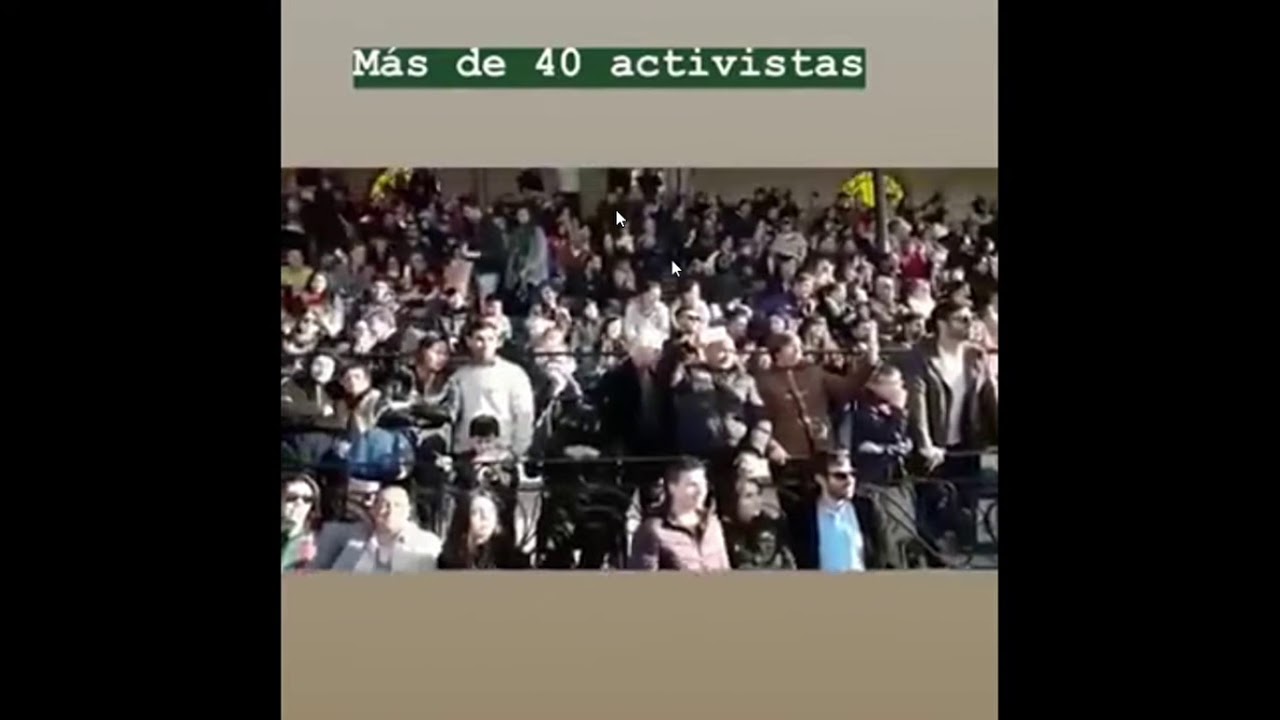 Veganos en La Rural. Los echaron a rebencazos y caballazos. 