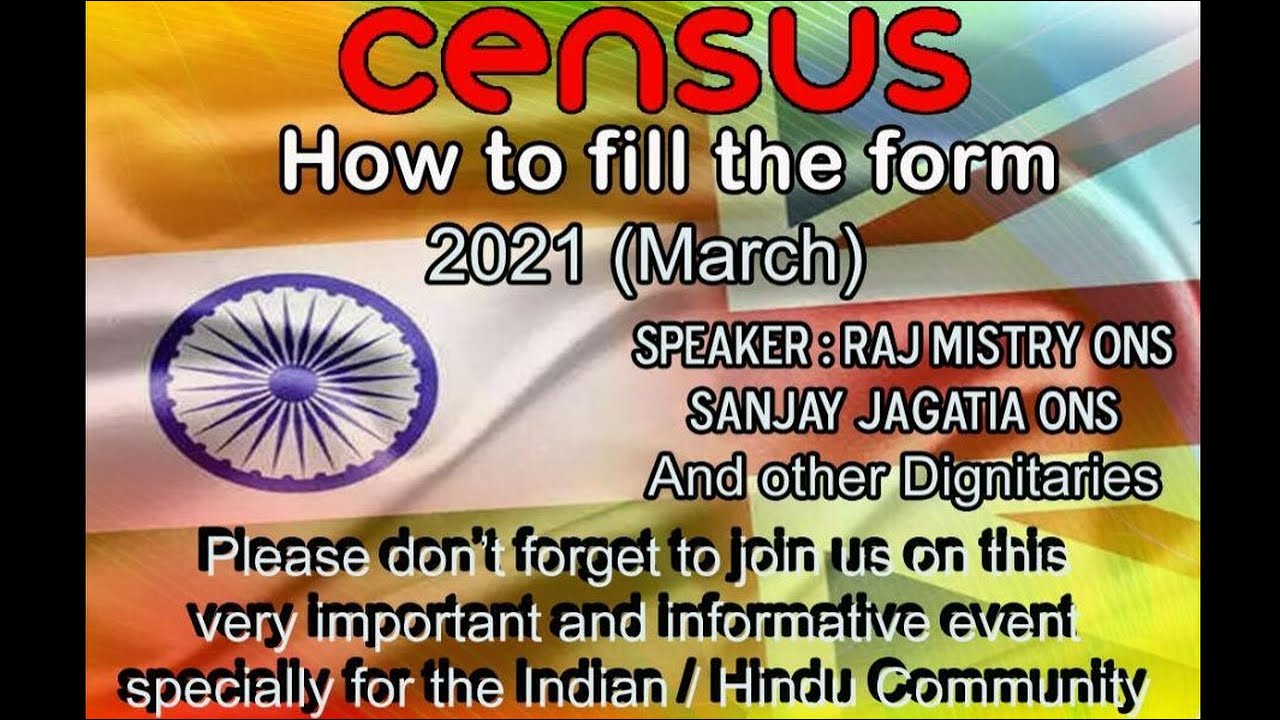 Census 2021 - Filling in the Form