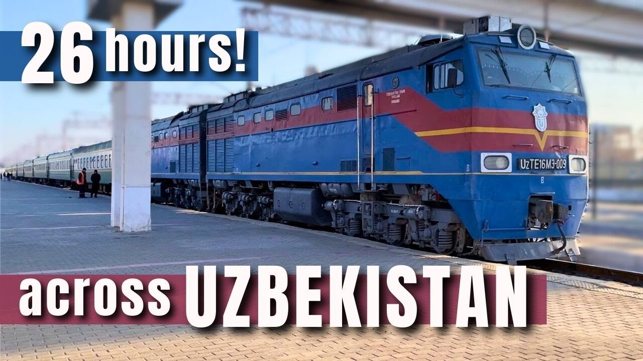 Мы пересекли Узбекистан за 26 ЧАСОВ на советском спальном поезде!