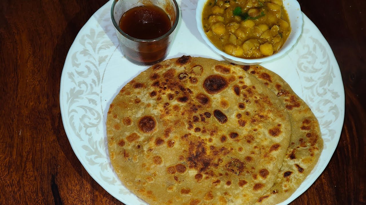 Protein Breakfast - MASOOR DAL PARATHA Recipe 😋 Simple and unique Recipe l Masoor dal Paratha #food