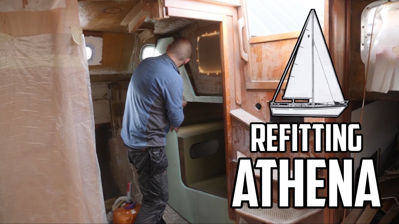 Sail Life - Technical compartment bulkhead - DIY sailboat refit