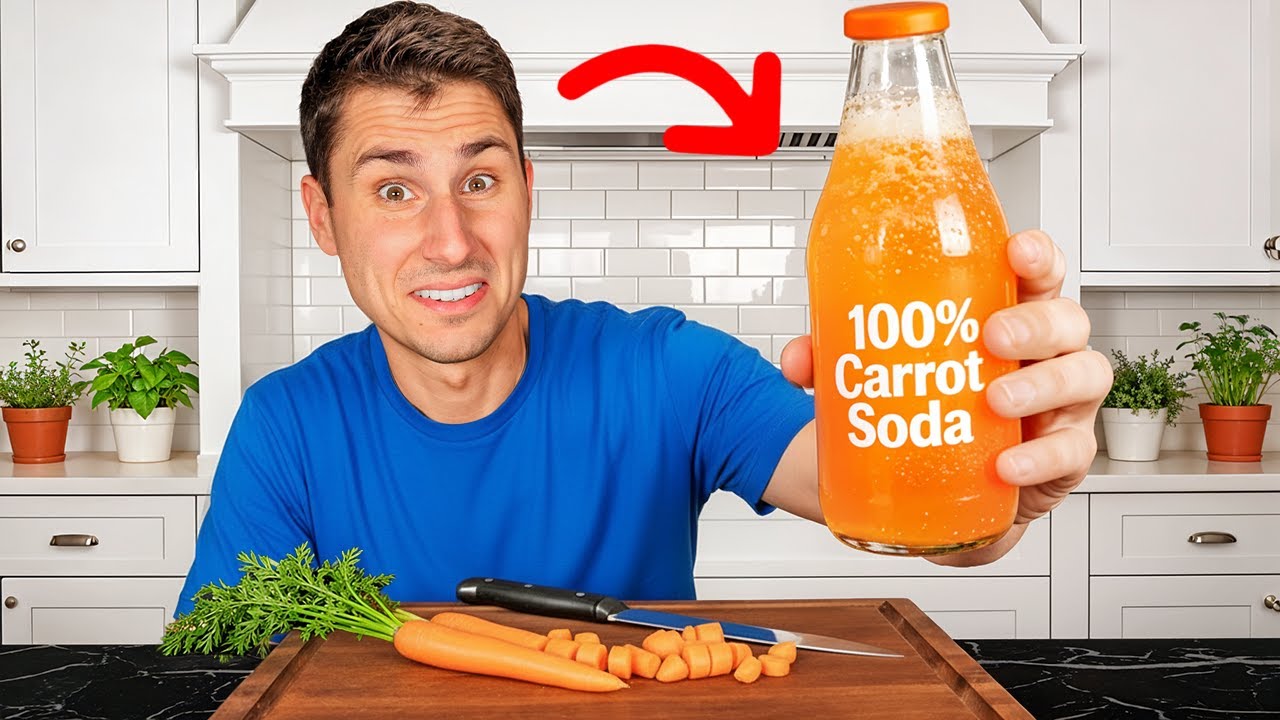 I Made Soda Using ONLY Carrots!