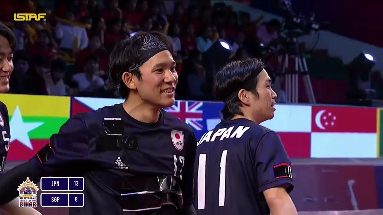 JAPAN vs SINGAPORE (Semifinal Men Regu) - ISTAF Sepaktakraw World Cup 2025