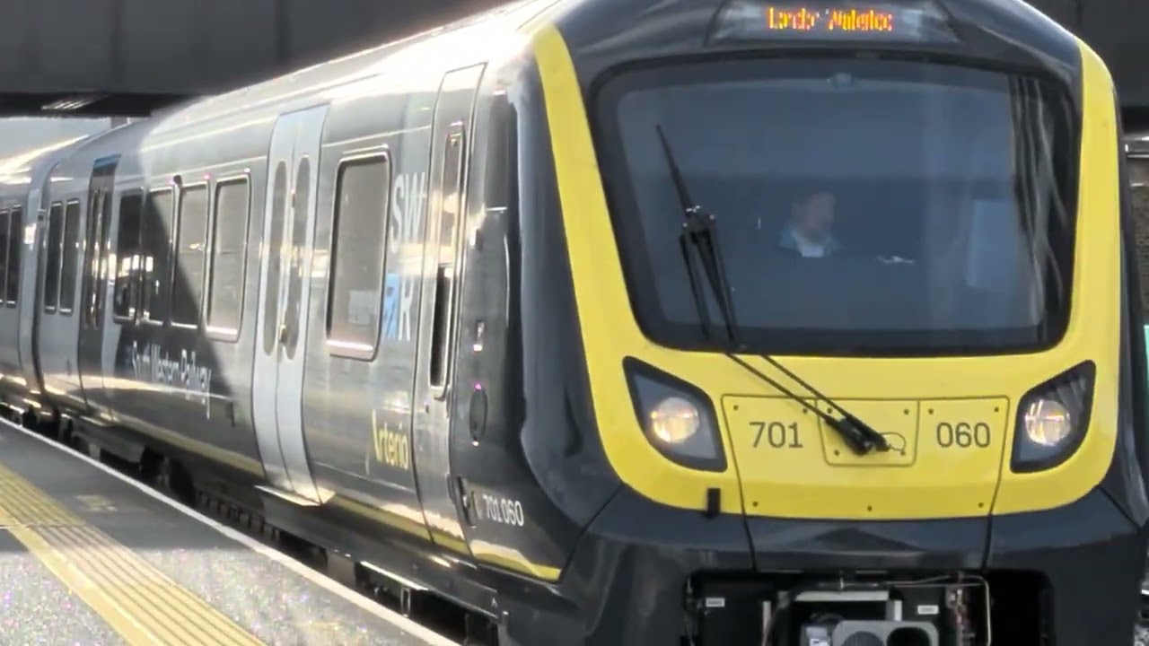 Class 458/4 and 701 Departing Queenstown Road (701 does a 2 tone) 22/2/26
