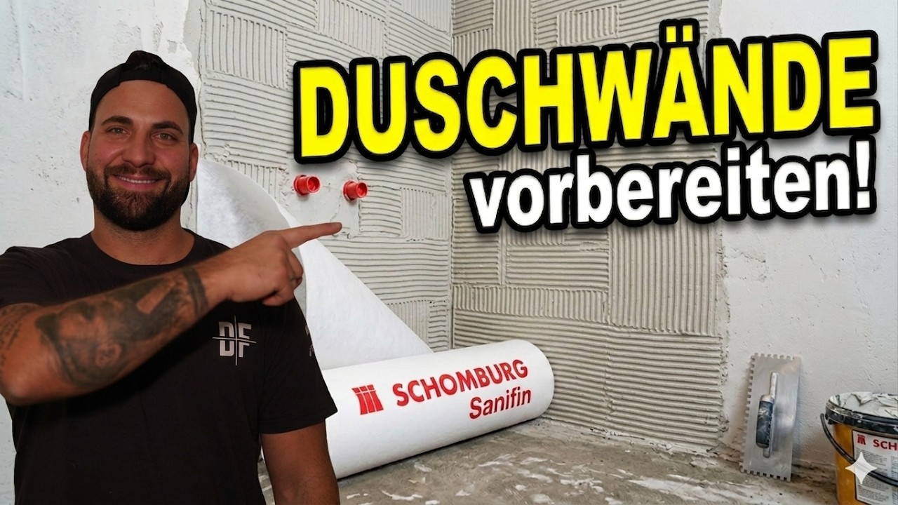 ANLEITUNG - Dusche zum Fliesen vorbereiten