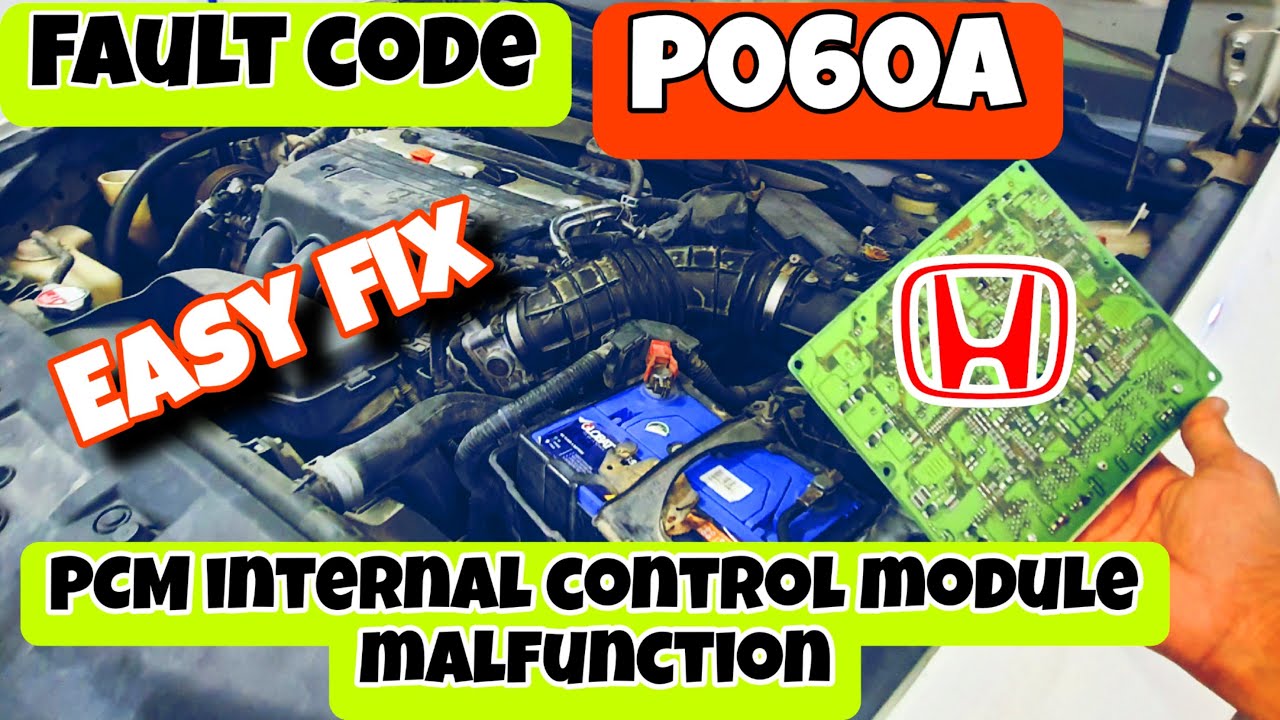 P060A PCM internal control module malfunction,P1659 ETCS control relay off easy fix.