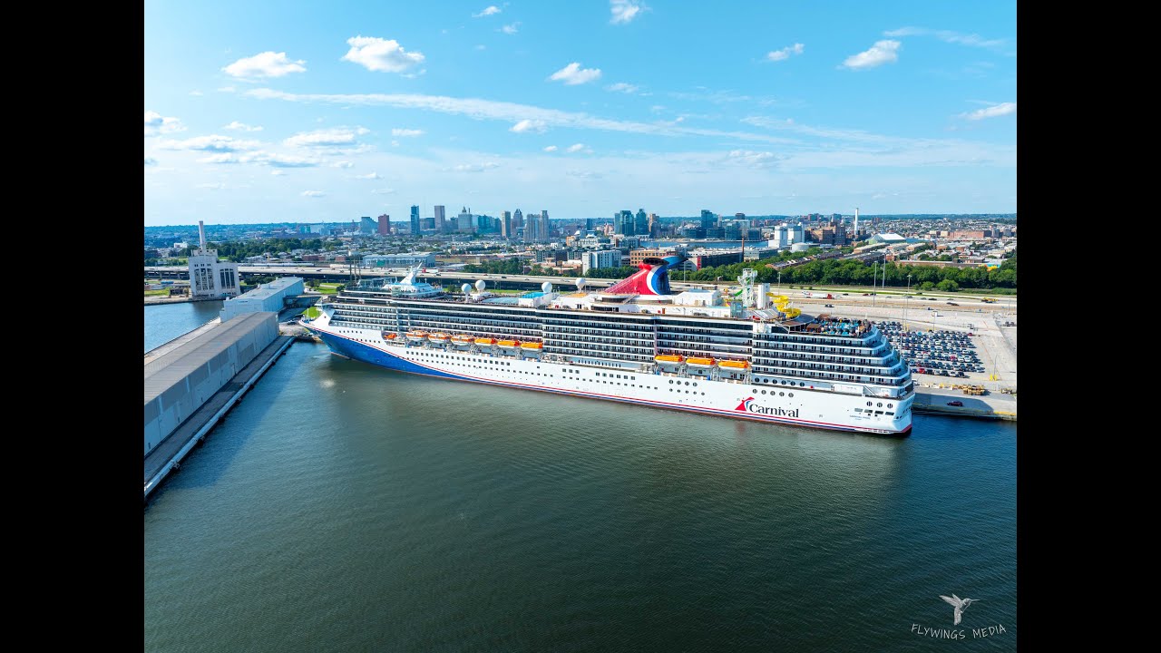 2024 Carnival Pride 4k Drone Footage Baltimore Licensed Part 107