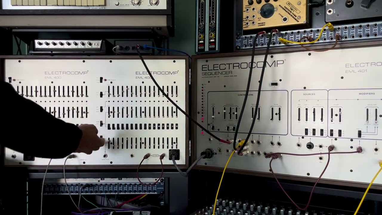 2/1/26 ElectroComp EML 400/401 + Peavey 1300 + Alesis MIDIVERB II + CXM 1978