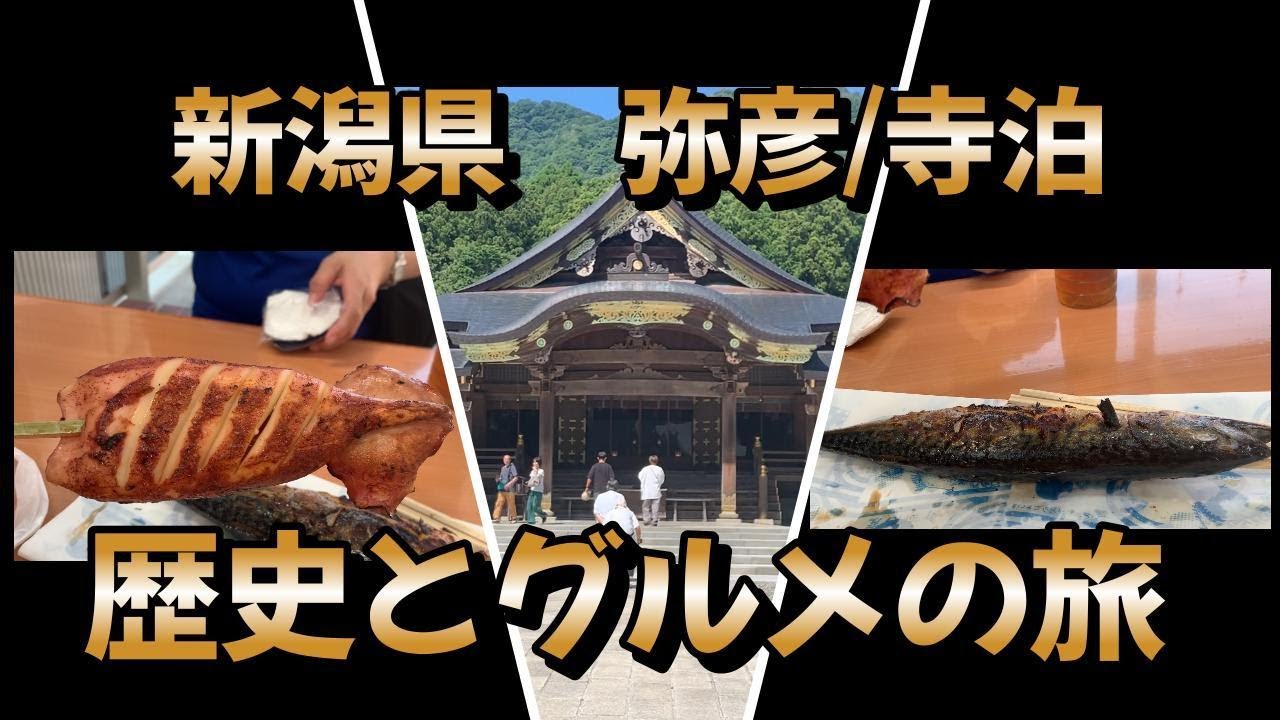 新潟県　弥彦・寺泊　歴史とグルメの旅  #新潟県観光#弥彦神社#寺泊魚市場通り#海鮮