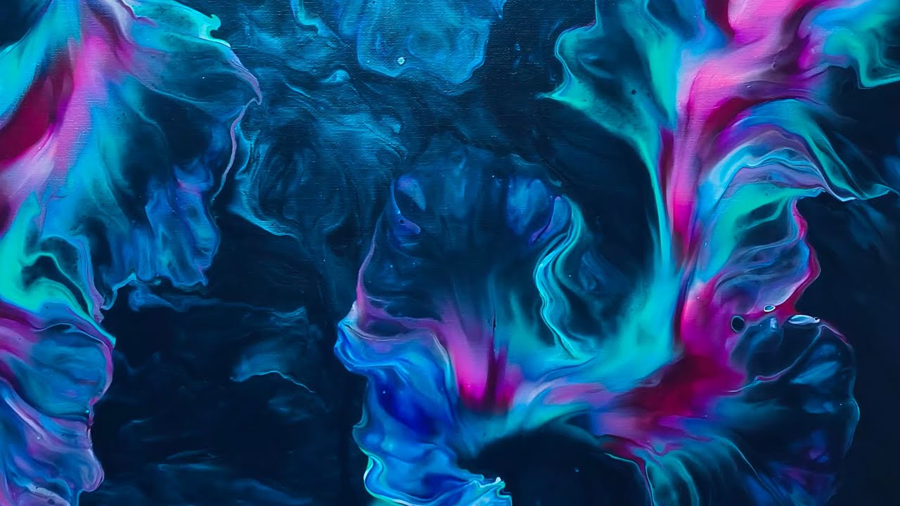 Dutch Pour intuitif#acrylicpouring #fluidart #dutchpour