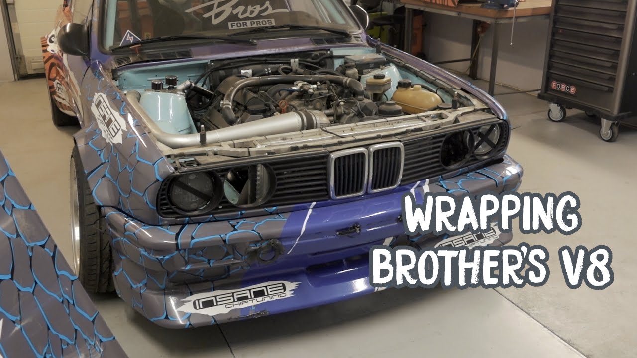 Wrapping brother's V8