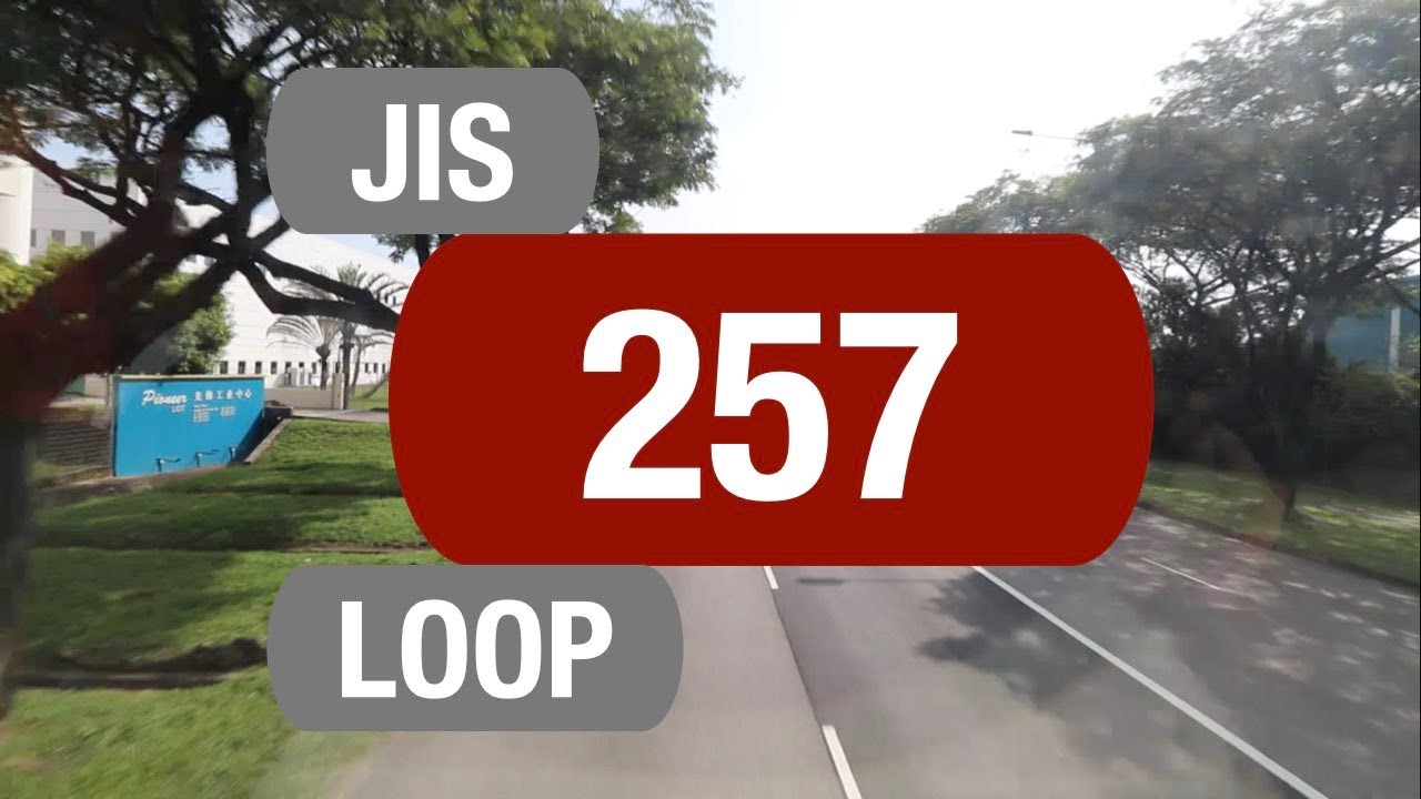 SMRT Buses Jurong Industrial 257 | Bus Service Route Visual
