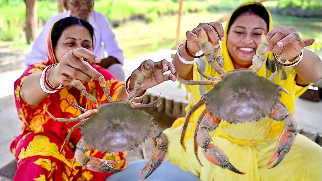 সুন্দরবনের কাঁকড়া রান্না সাথে আলুর ভর্তা||sundarban king crab recipe