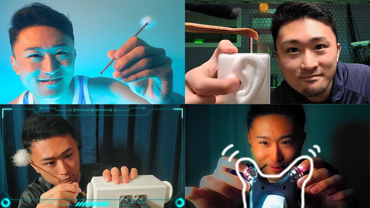 ASMR 耳かきロールプレイ総集編 1時間に凝縮 Ear cleaning Roleplay Compilation