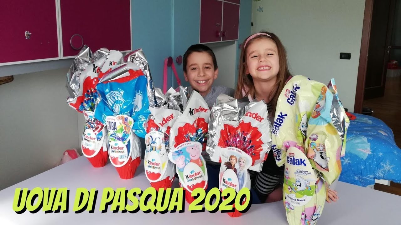 UNBOXING TANTE UOVA DI PASQUA KINDER 2020