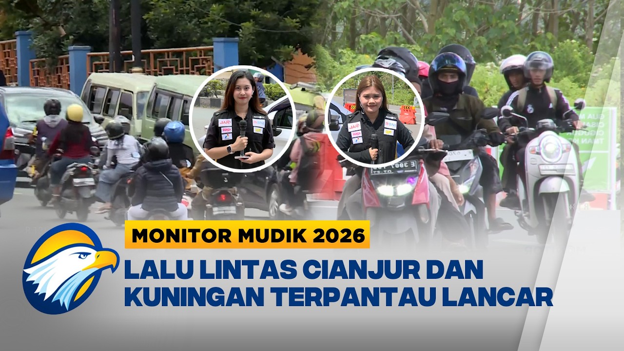 Monitor Mudik - Kondisi Lalu Lintas Terkini di Cianjur dan Kuningan