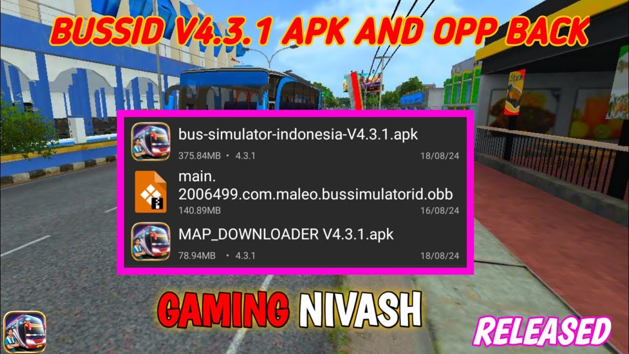 🎀🤩BUSSID V4.3.1 APK AND OPP BACK 😎FULL MAP DOWNLOAD 💯WORK