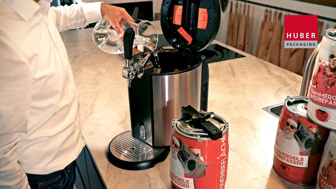 Mini keg Dispense Machine with CO2 / Kegerator with Huber 3 piece bung