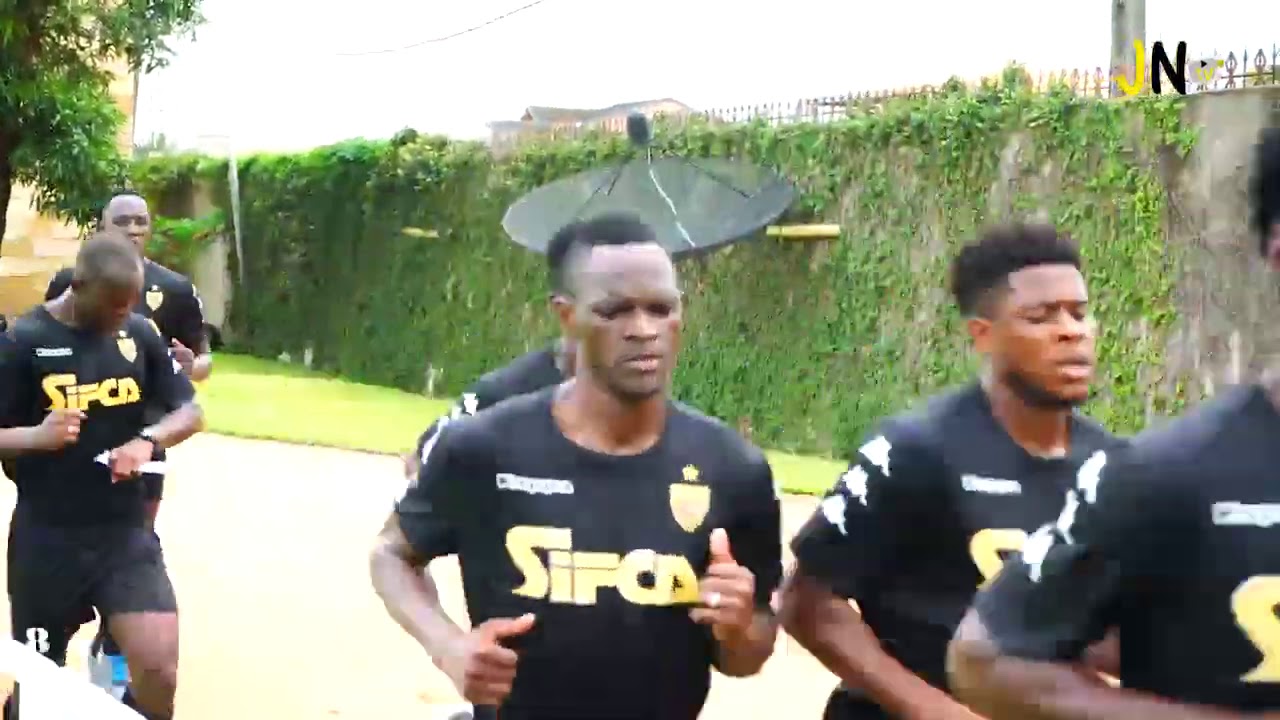 La séance d'entrainement du jour.