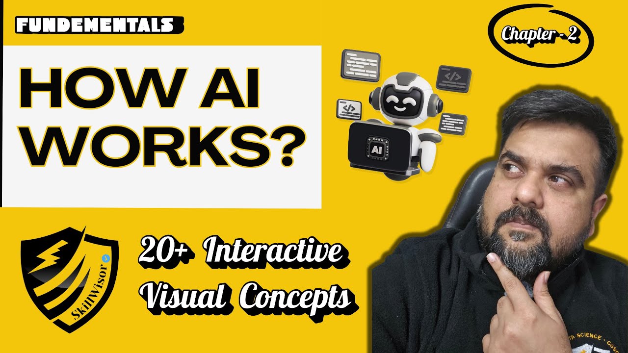 🚀 How AI Works? | Fundamentals Explained Visually | Chapter-2
