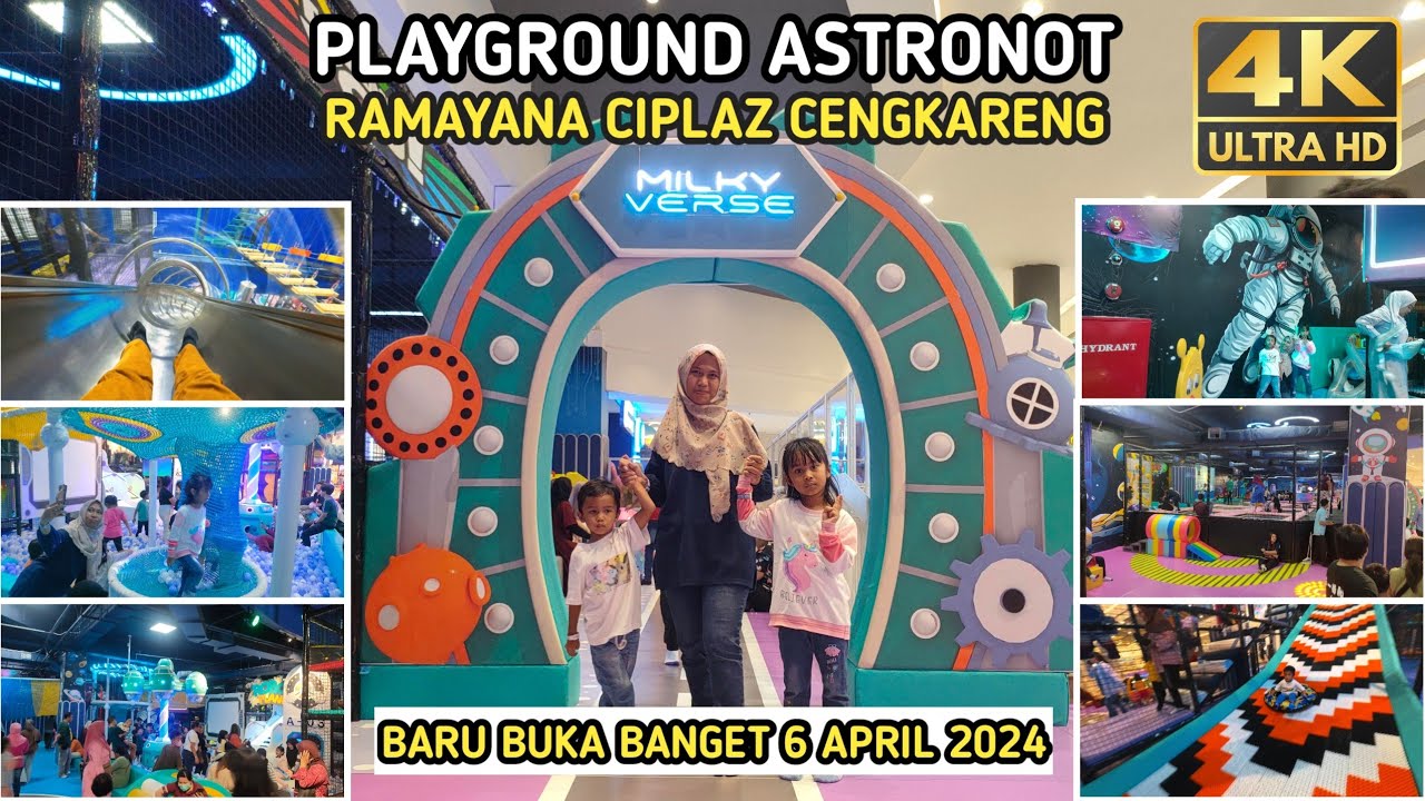 🛸 MILKY VERSE 🚀 Ramayana Ciplaz Cengkareng, Playground bertema luar angkasa 👽 pertama di Cengkareng