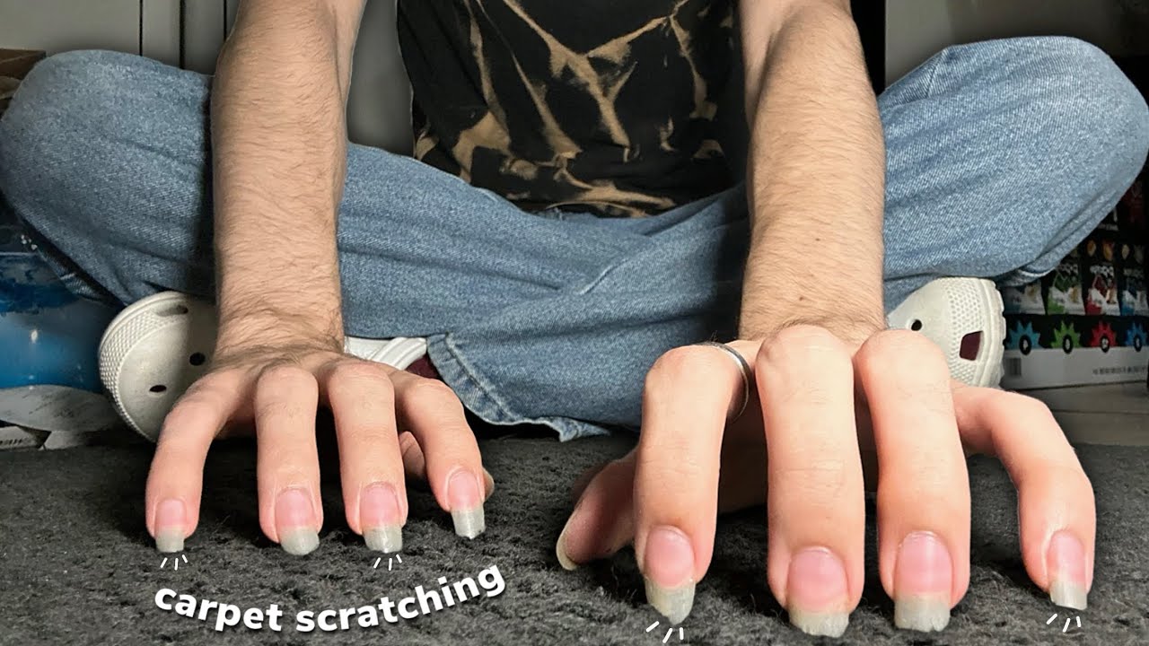 ASMR Textured Scratching on Different Carpets ✨ - lofi