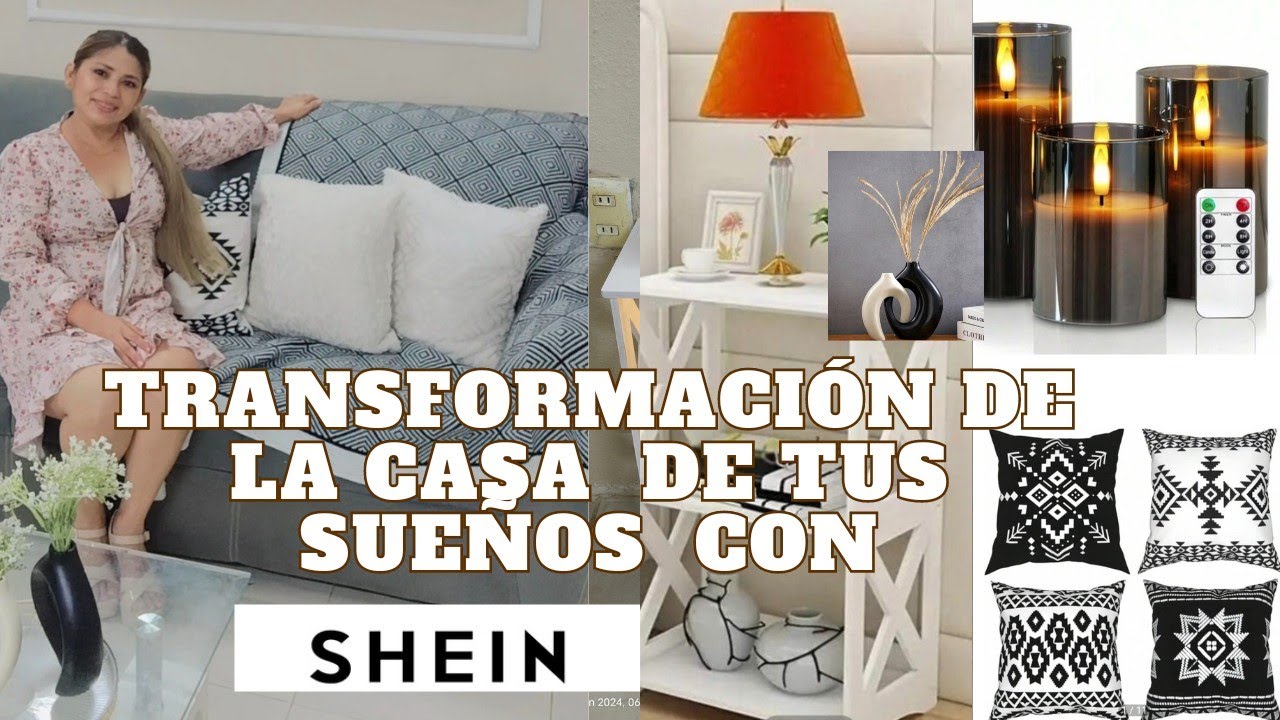 🔴TRANSFORMACION DEL  HOGAR  DE TUS SUE&Ntilde;OS CON SHEIN#😍Decoracionsala #SHEINappliances #saveinstyle